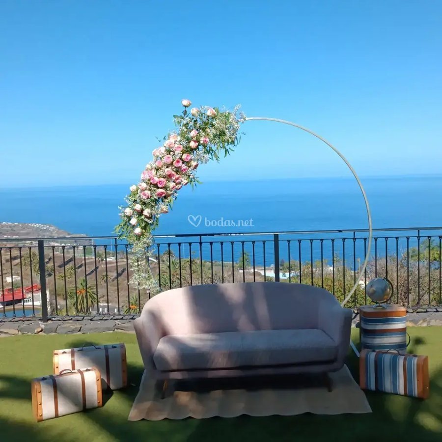 Decoración floral para finca y eventos