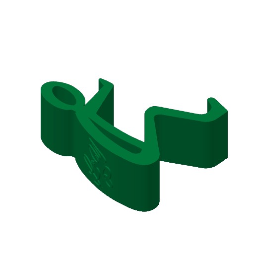 Clip 3D porta servilletas para mesa de boda